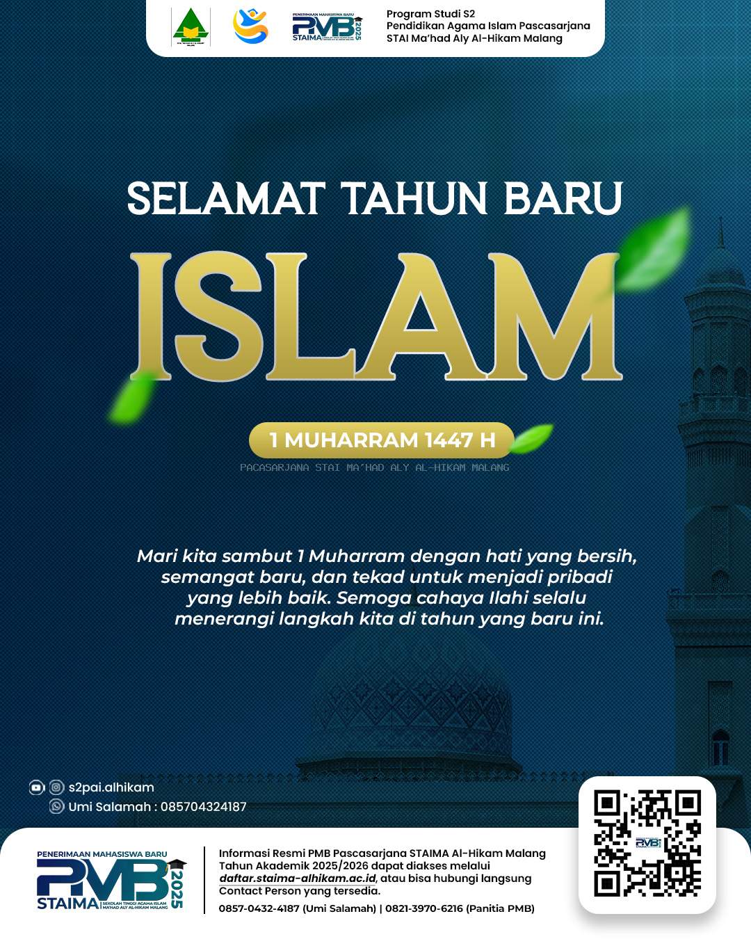 Selamat Tahun Baru Islam 1 Muharram 1447 H