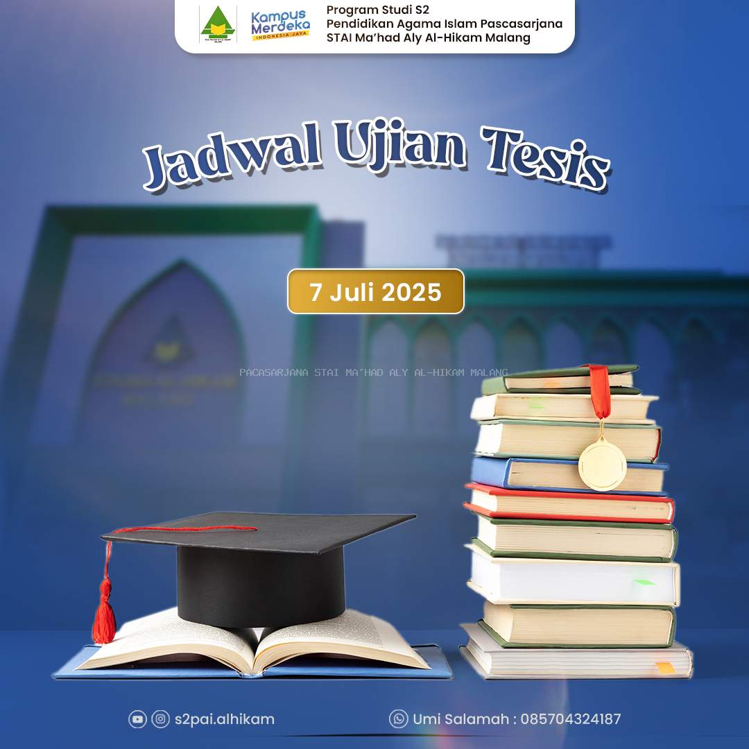 Jadwal Ujian Tesis 7 Juli 2025