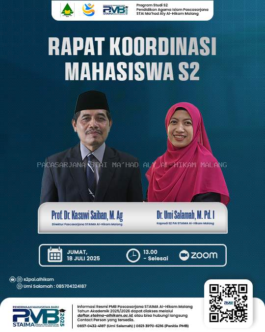 Koordinasi Penyelesaian Tesis Pascasarjana S2 PAI Angkatan 2023