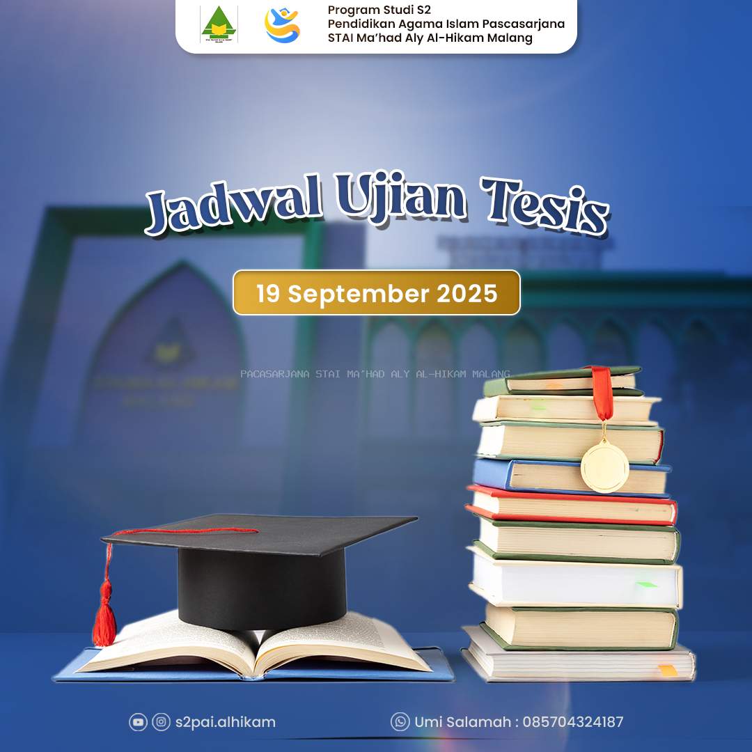 Jadwal Ujian Tesis 19 September 2025