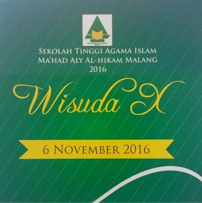 Wisuda STAIMA Ke 10 AL-Hikam Malang