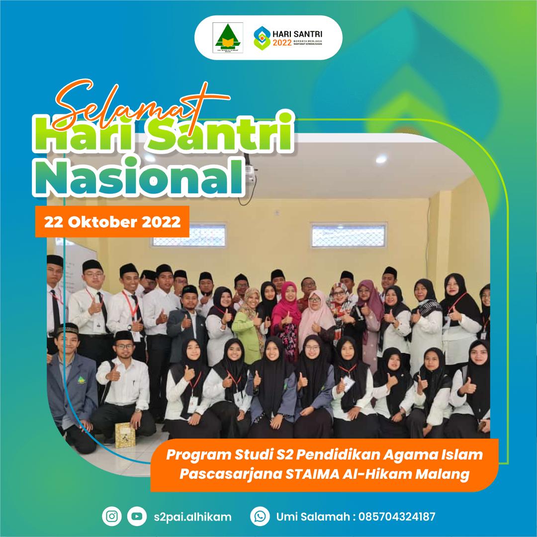 Selamat Hari Santri Nasional 2022