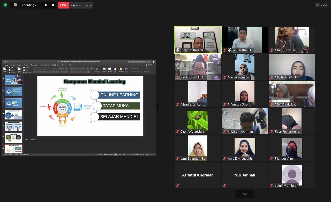 Webinar Prodi PGMI STAIMA Al-Hikam Bahas Pembelajaran di Era New Normal dan Persiapan Peserta Didik