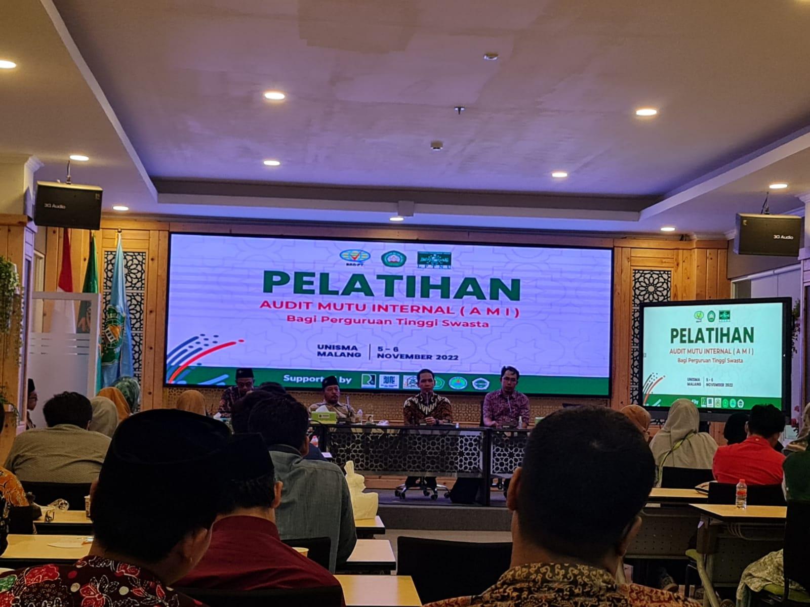 Pelatihan Audit Mutu Internal (AMI) Lembaga Perguruan Tinggi Nahdlotul Ulama (LPTNU)