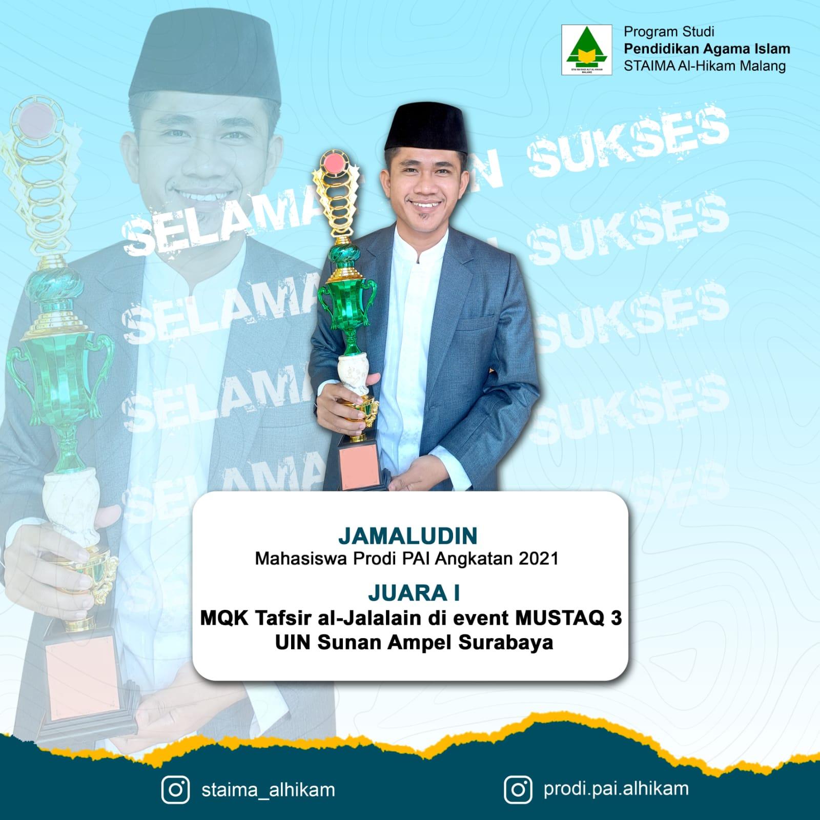 Kembali Mahasiswa PAI STAIMA Raih Juara Lomba Musabaqoh Qiroatul Kutub Tingkat Nasional