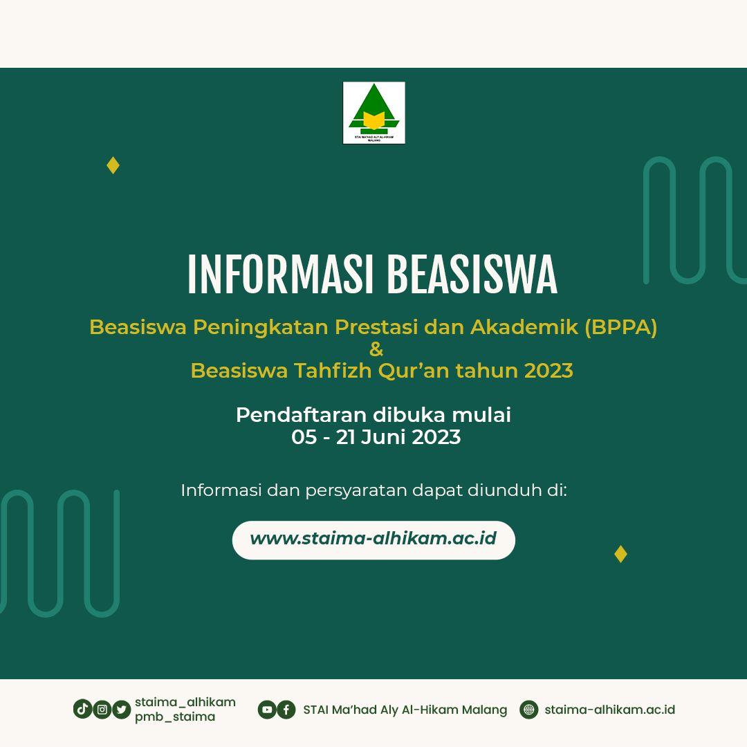 Informasi Penting Beasiswa !!